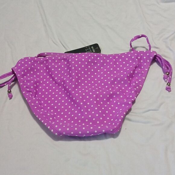 Ingear purple white polka dot bikini Sz M NWT - Picture 6 of 9